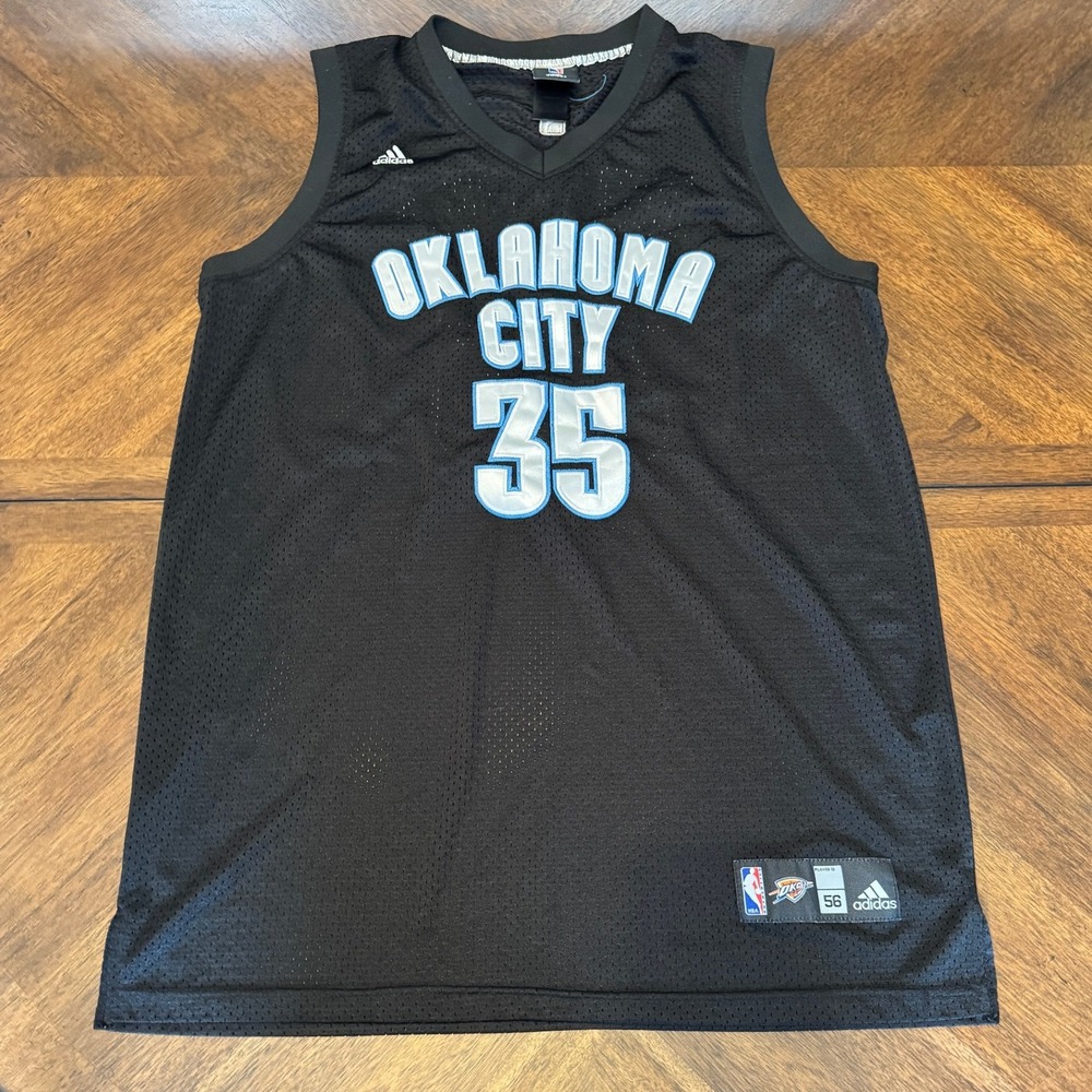 Adidas Oklahoma City Durantula Jersey #35 Black NBA Player ID 56‎ |K1